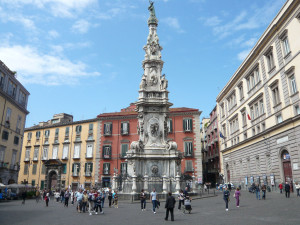 Le bellezze di Napoli : Piazza del Gesù Nuovo 