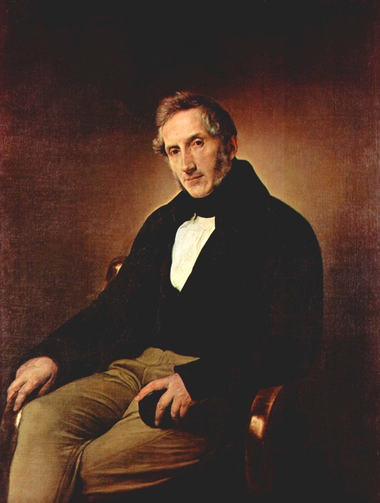 Manzoni ritratto da Francesco Hayez 