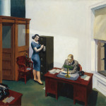 Edward Hopper : Office at night