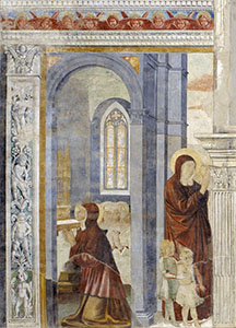 Duomo di Pisa, Benozzo Gozzoli: Scene della vita di Sant'Agostino 