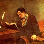 Ritratto di Baudelaire , di Gustave Courbet