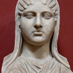 Busta di Aspasia: un esempio della scultura greca. Copia romana.