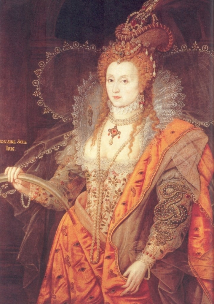 La Regina Elisabetta I, figlia di Enrico 