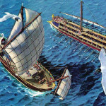 La flotta romana per invadere la Britannia