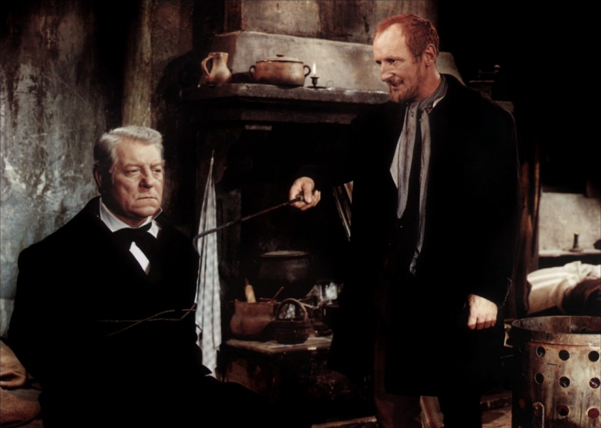 Bourvil, Jean Gabin dans &quot;Les misérables&quot; (jJeanPaul Le