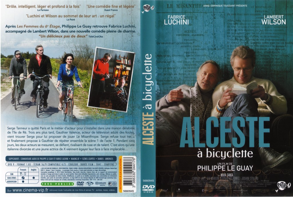 Alceste à bicyclette: les trois protagonistes