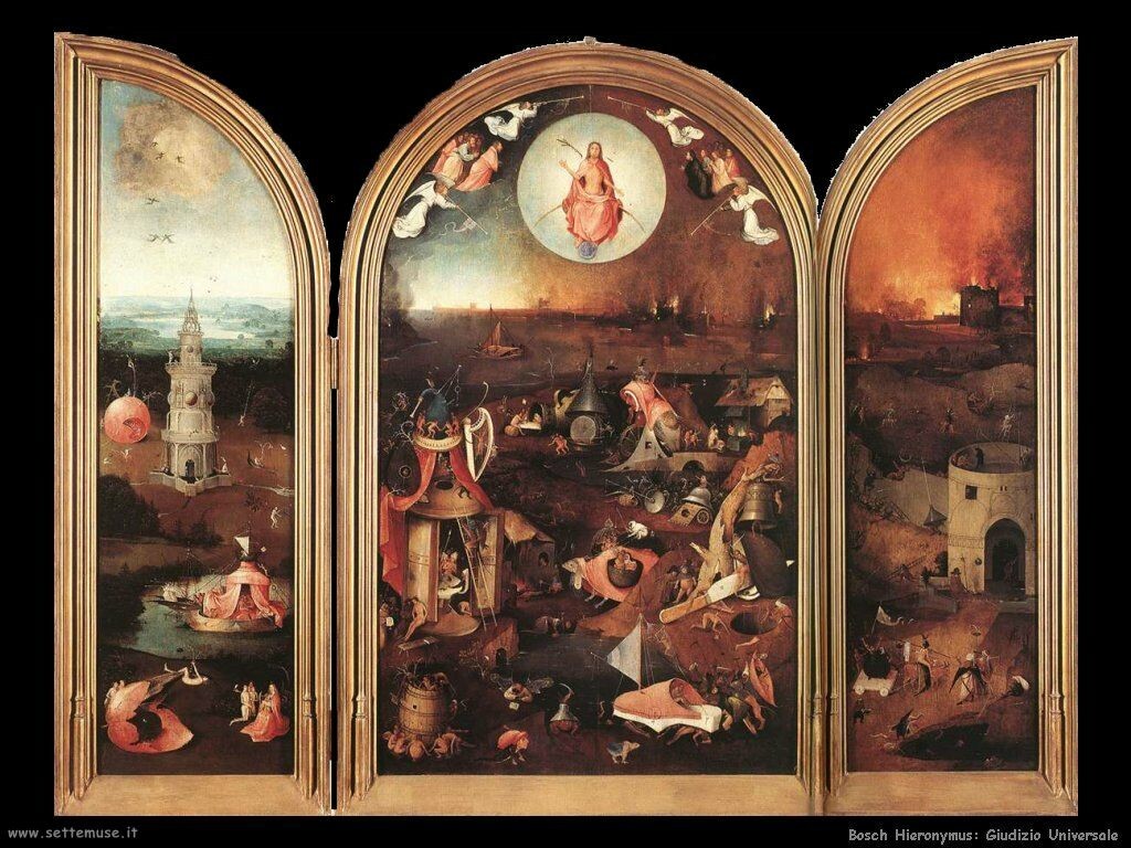 Brueghel. Hieronymus Bosch: Giudizio Universale