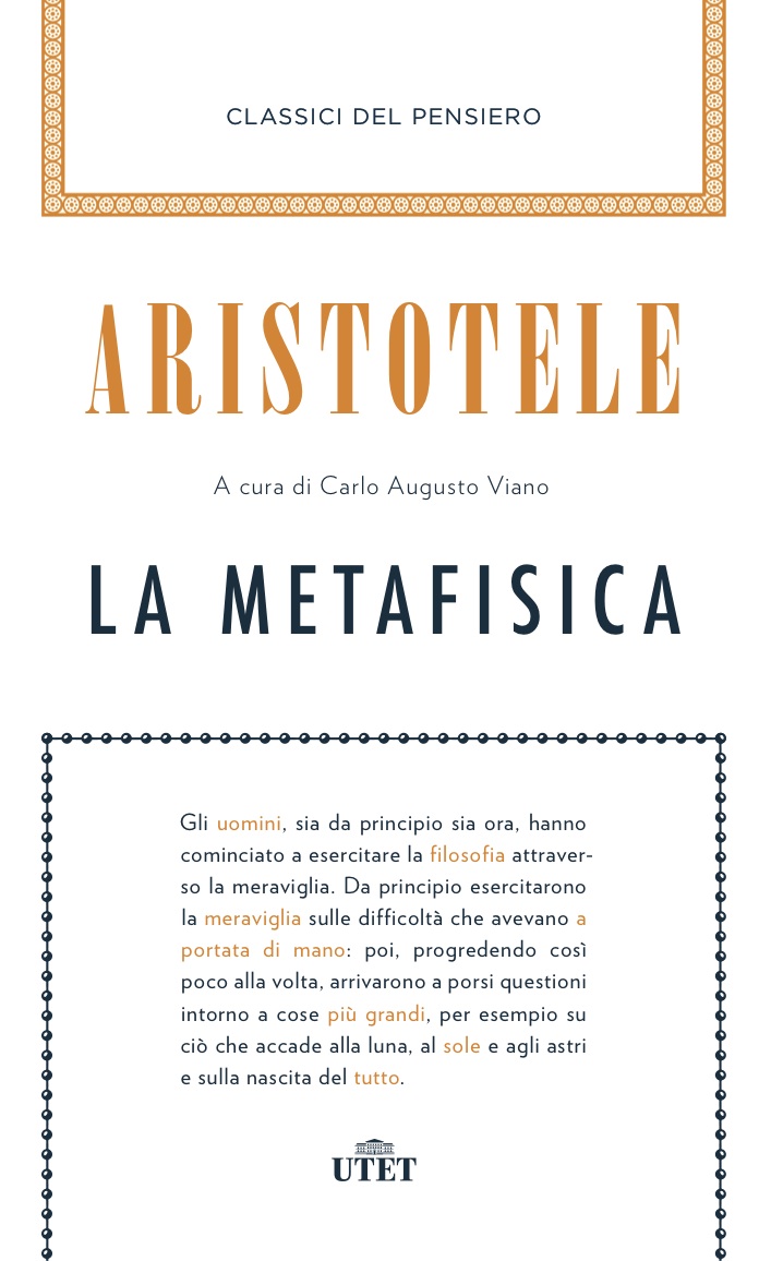 De Chirico e la Metafisica. La Metafisica di Aristotele
