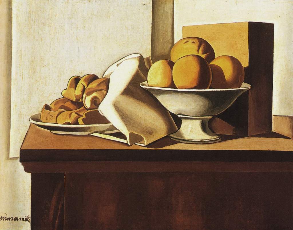 De Chirico e la  Metafisica. Giorgio  Morandi: natura morta 1919