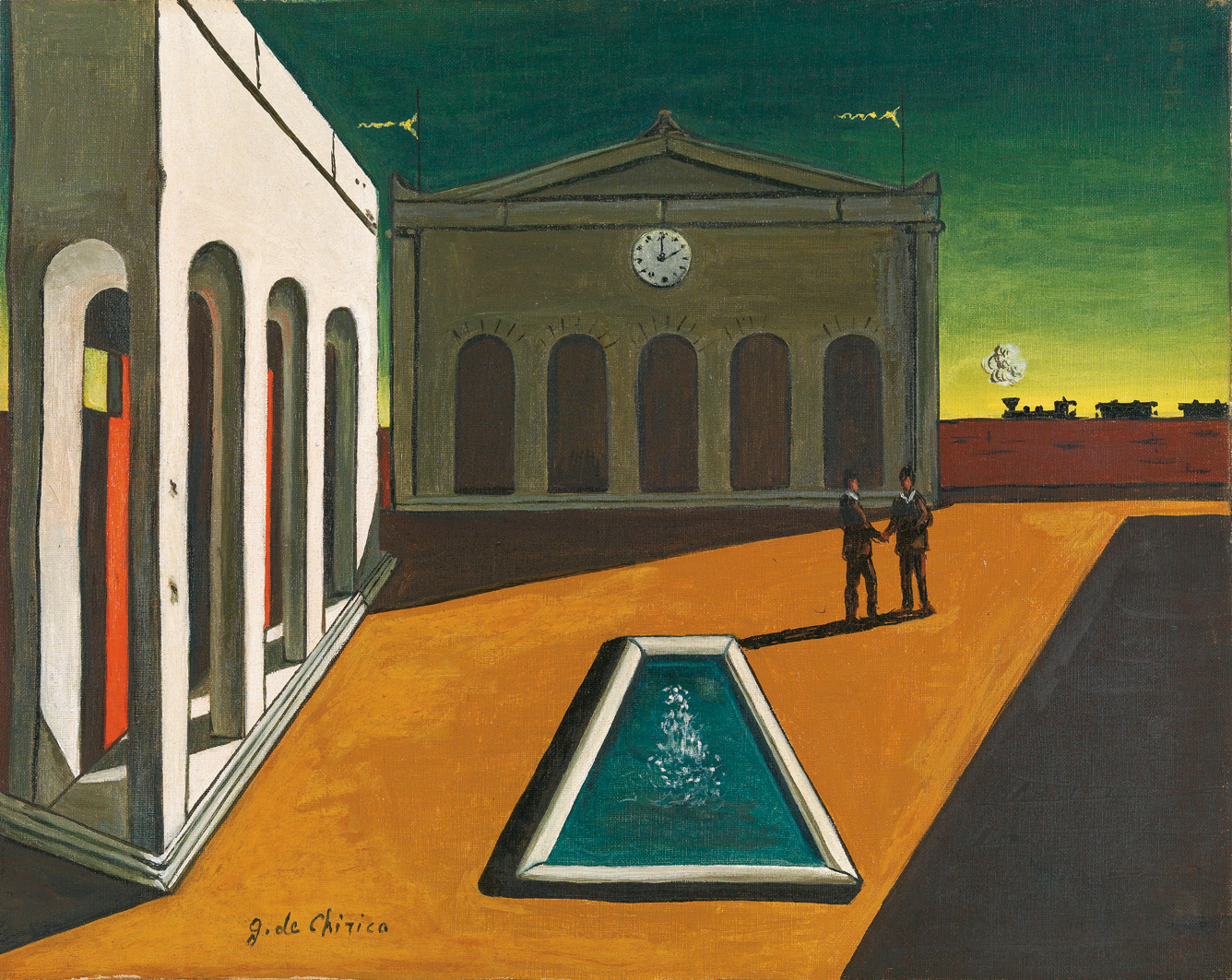 De Chirico e la Metafisica : Piazza d'Italia