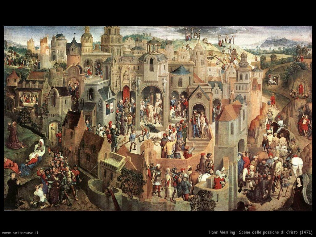 Pilato, Giuda e Matteo (VI): Hans Memling_001_scene_della_passione_di_cristo_