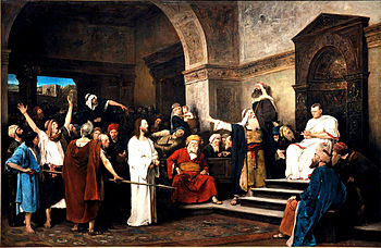  Mihàil Munkacsy: Cristo di fronte a Pilato (1881)