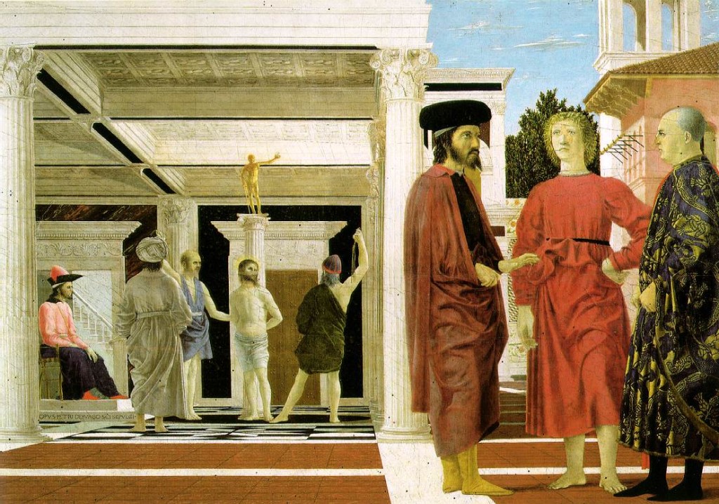 Piero della Francesca : La Flagellazione - Arezzo