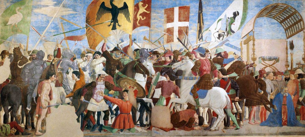  Piero, il Pittore dell'Ineloquenza (IV) - La battaglia di Eraclio e Cosroe, ovvero la Riconquista Cristiana di Gerusalemme (VII secolo d.C.) . Di ciò, al prossimo articolo