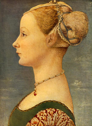 Piero della Francesco e un suo Maestro di Pittura - Domenico Veneziano: Ritratto di donna 