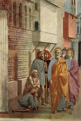  Piero della Francesca e Masaccio San Pietro che risana con l'ombra