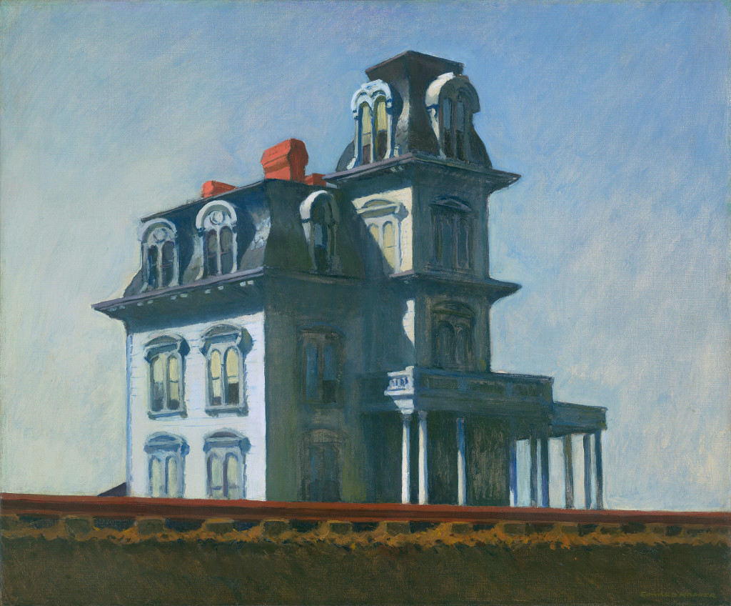 Edward Hopper House by the Railroad. Ispirò Hitchcock per "Psycho", la casa di Norman Bates