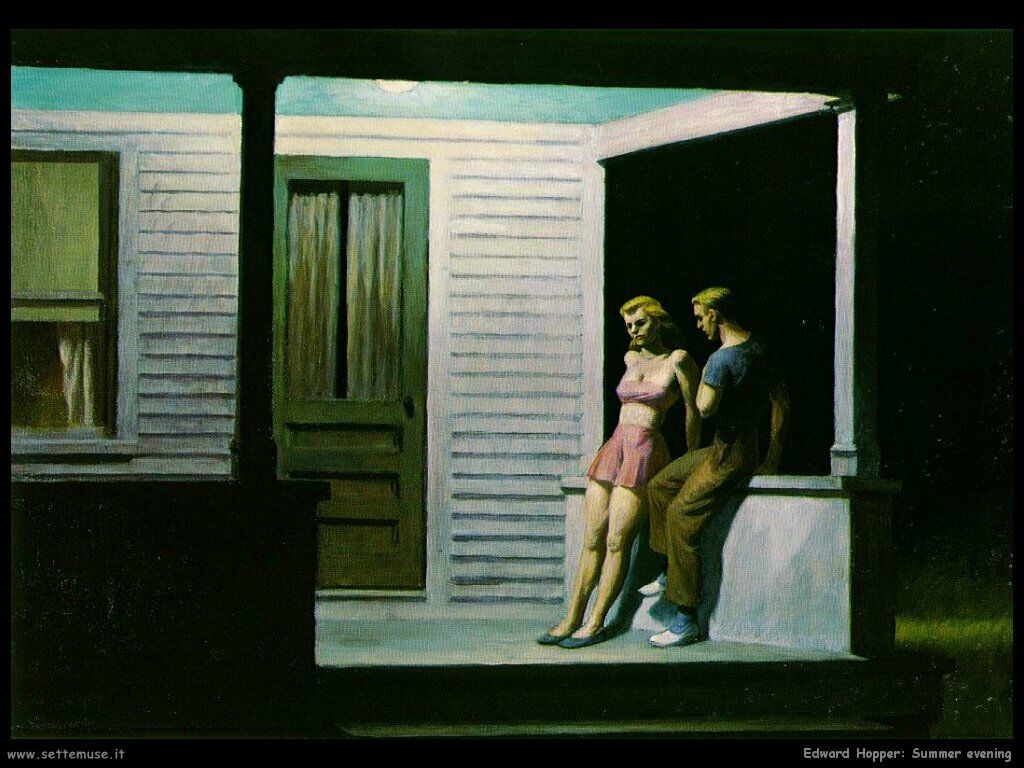 Edward Hopper: Summer evening 