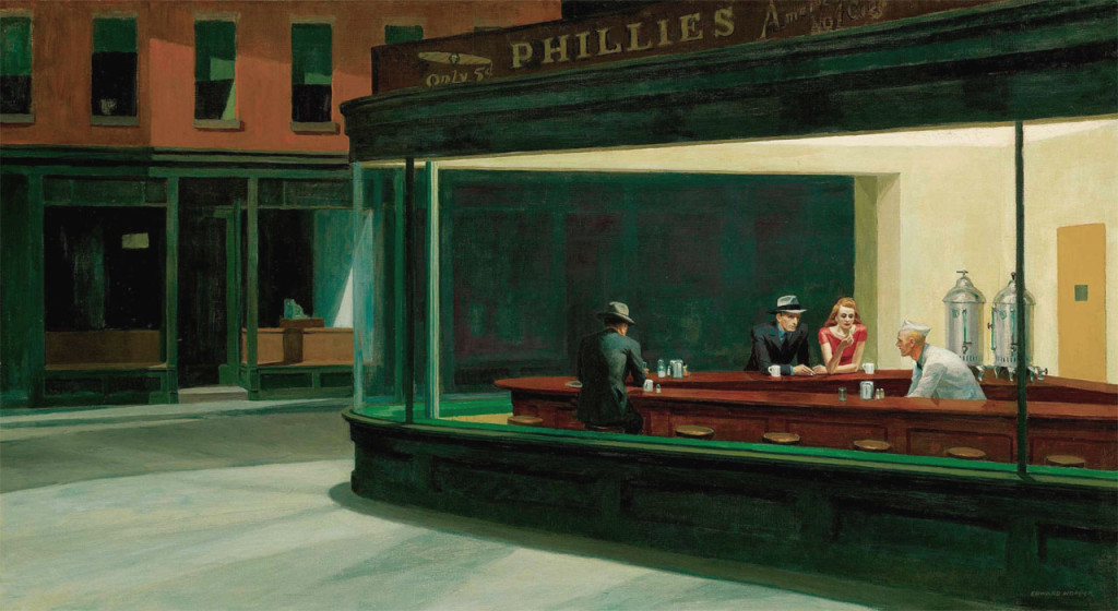 Edward Hopper:  Nighthawks-Nottambuli-