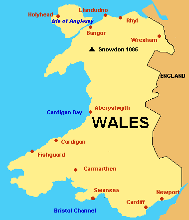 One chance:Il  Galles geografia