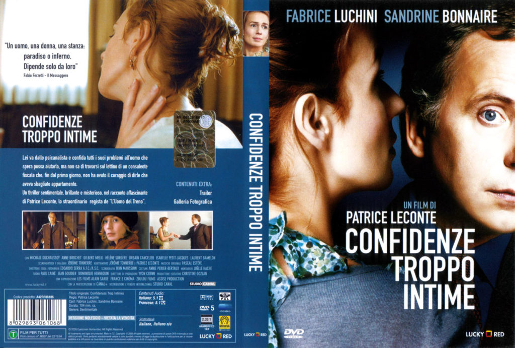 Confidenze troppo intime (2004) Sandrine  Bonnaire Locandina italiana :bella!