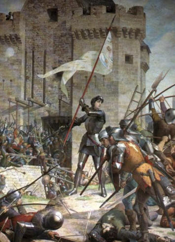 Giovanna d'Arco (2) guida l'esercito francese verso Orléans 