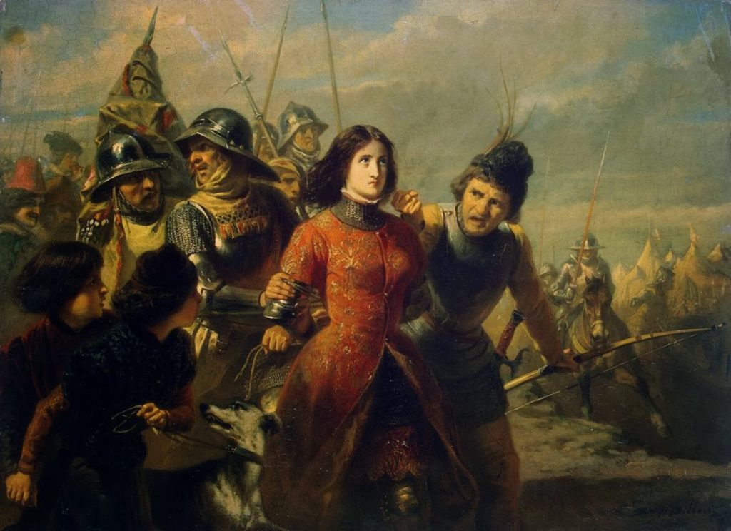 Giovanna d'Arco (2) Jeanne fatta prigioniera a Compiègne