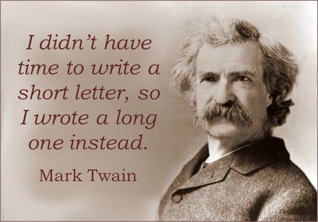 Mark Twain motteggiatore 