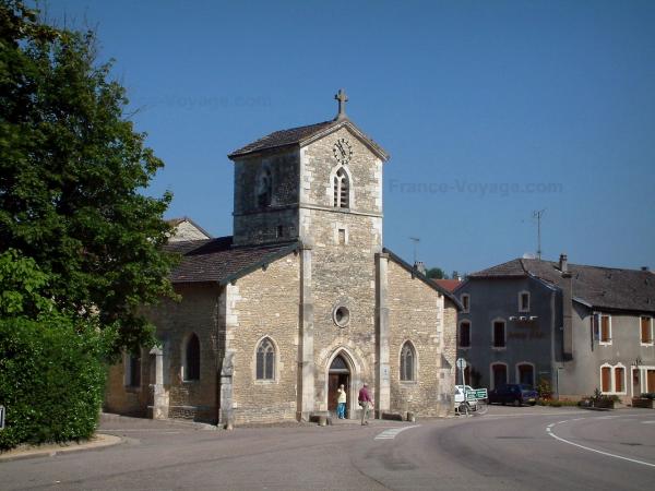 Domrémy - paese natale di Jeanne. Chiesa di Saint Rémy 
