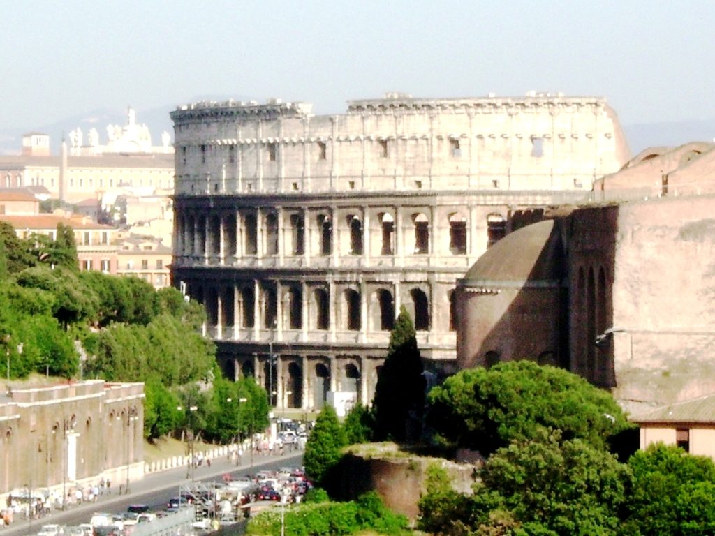 Anfiteatro Flavio, iniziato nell'anno 72 d.C.