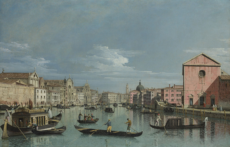 Bernardo Bellotto-Venezia: Il Canal Grande (1740)