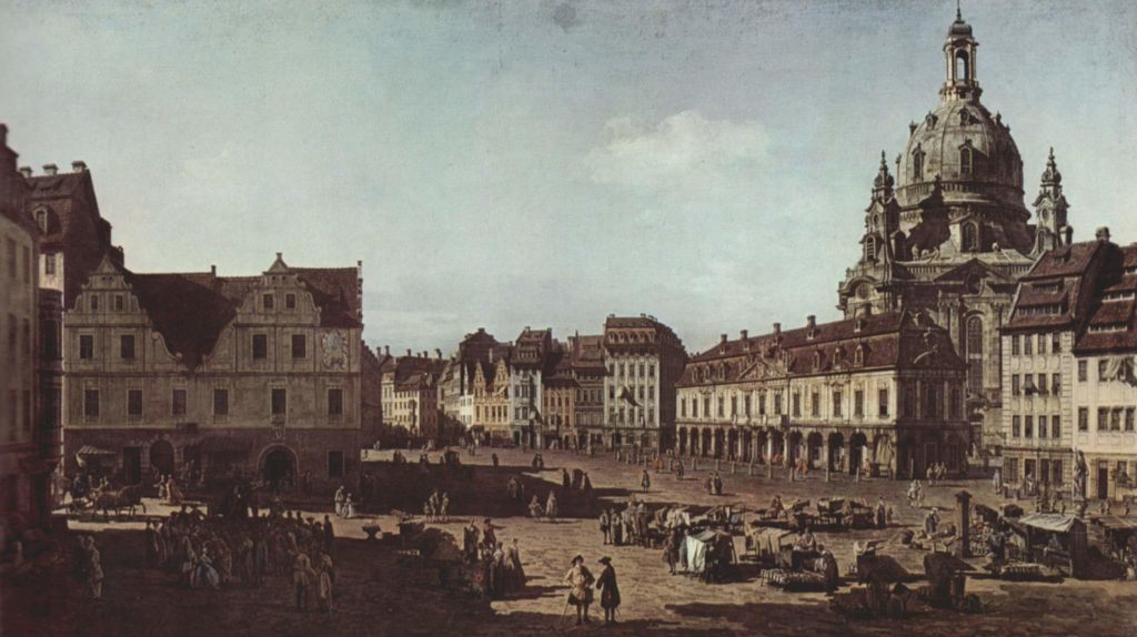 Bernardo Bellotto- Dresda New Market