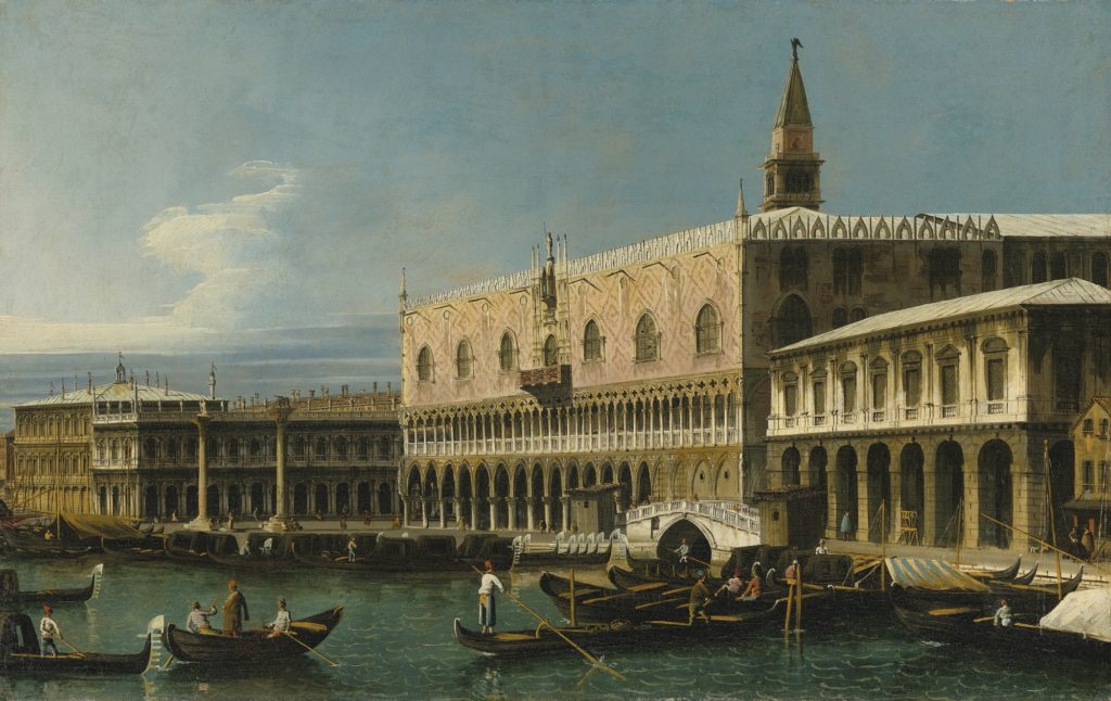 Bernardo Bellotto- Palazzo Ducale (Venezia), visto dal Molo 