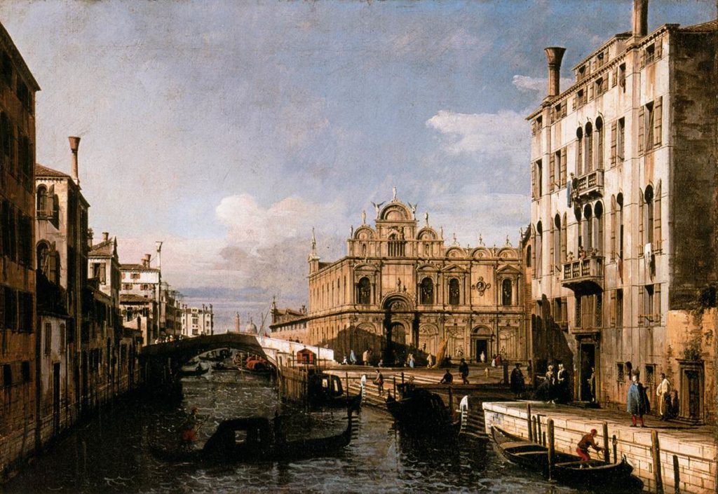 Bernardo Bellotto-Rio dei Mendicanti (Venezia)