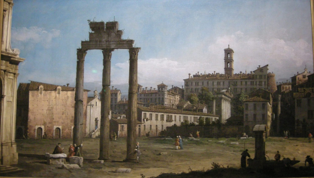 Bernardo Bellotto-Il Foro Romano 