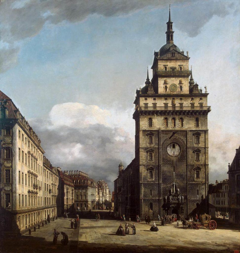 Bernardo Bellotto -Dresda: Ktreutzkirche 