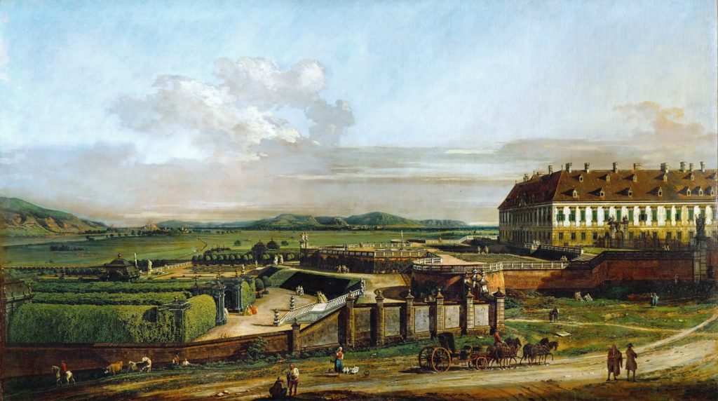 Bernardo Bellotto-Castello Imperiale di Vienna 