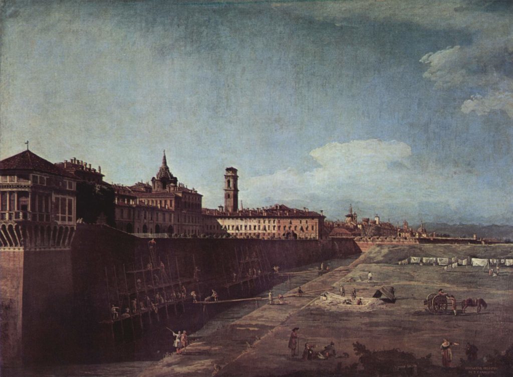 Bernardo Bellotto - Veduta Palazzo Reale Torino