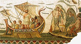 CIrce e Ulisse (5) -Fine- Ulisse e le sirene (Mosaico) (2)