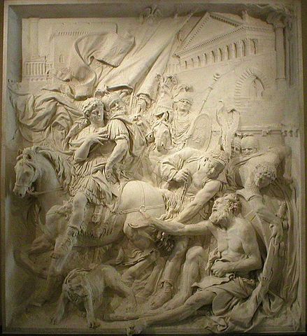 Diogene e Alessandro Puget (Bassolievo) Louvre