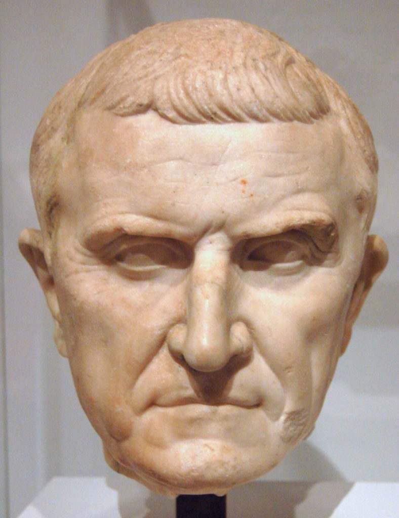 Busto di un cittadino romano sconosciuto del I secolo a.C.