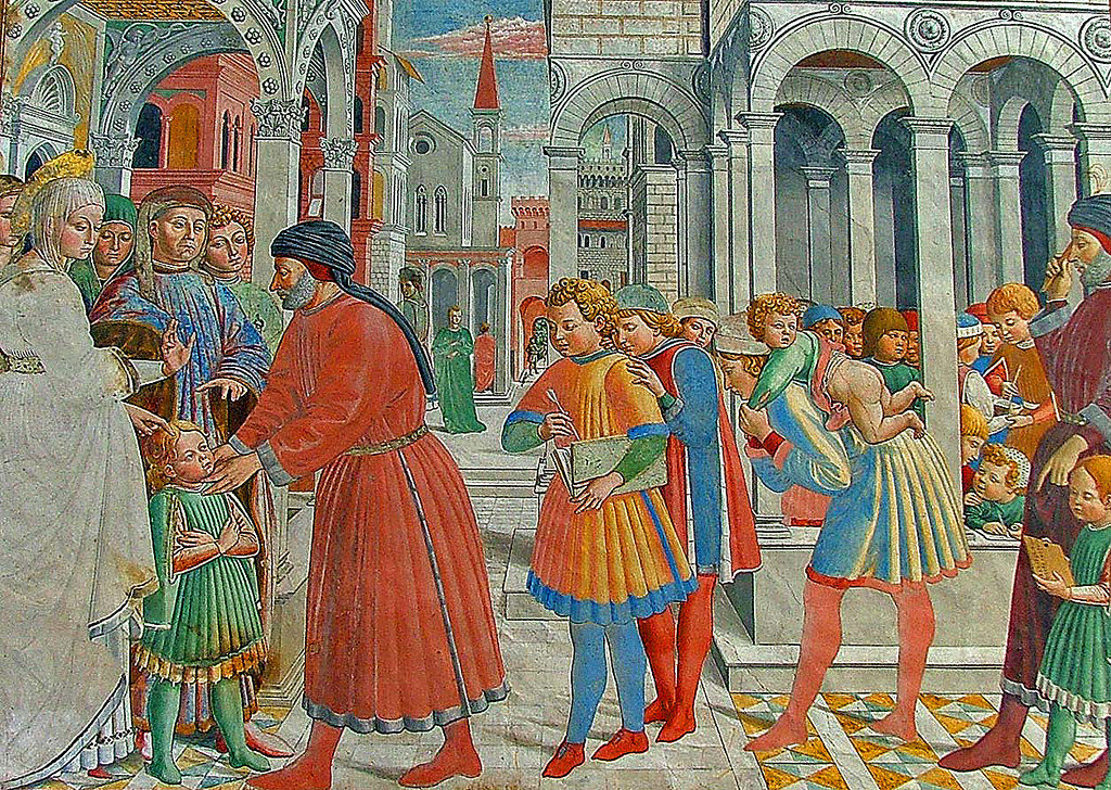 Benozzo Gozzoli: Scuola di Tagaste Chiesa di Santo Agostino Roma